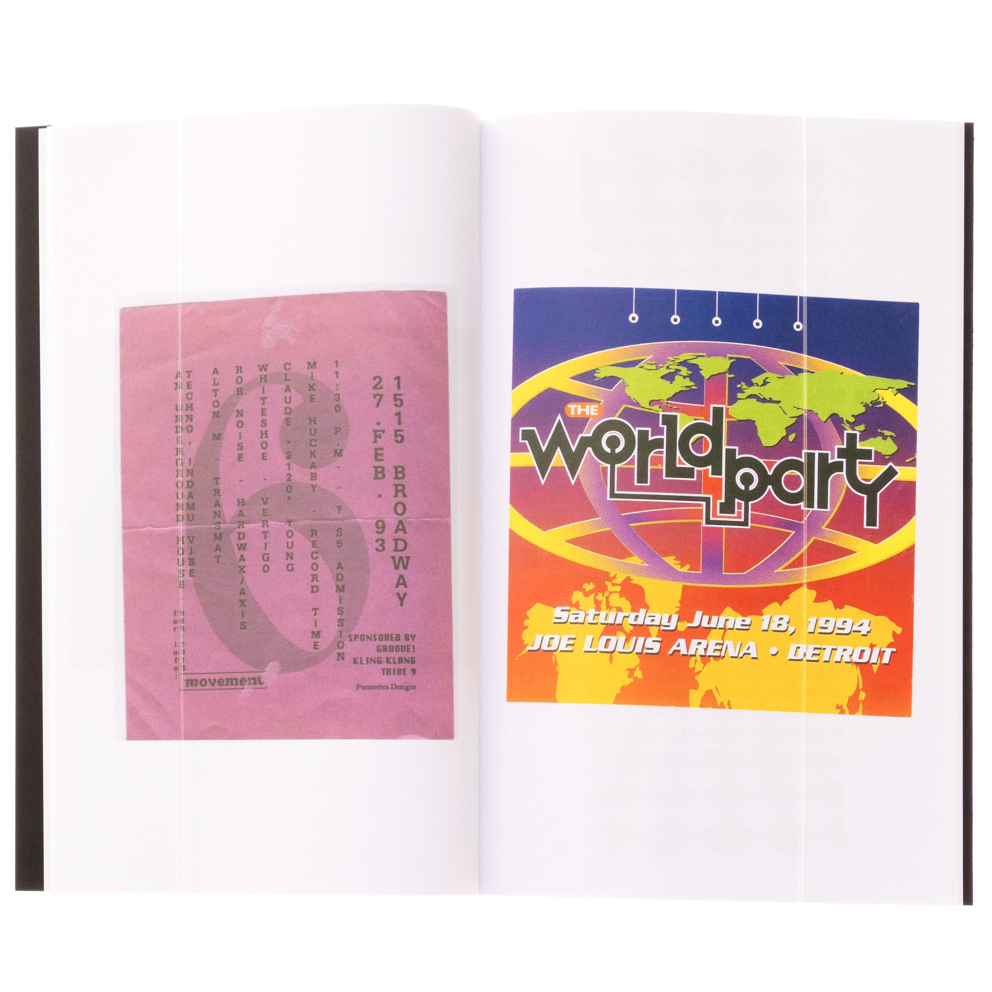 Detroit Rave Flyers 1993-1999