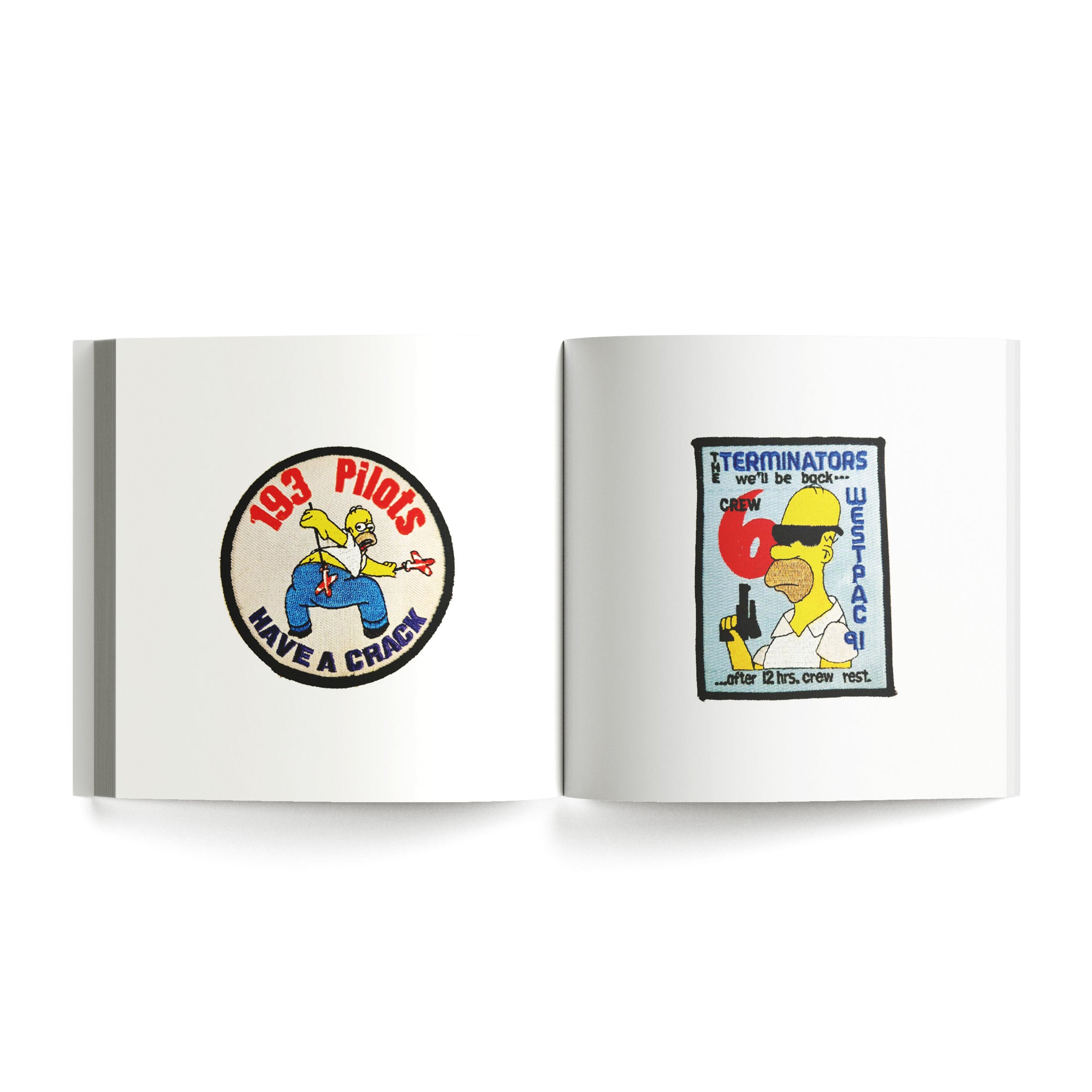 Bootleg Simpsons Patches from The Military & Scouting