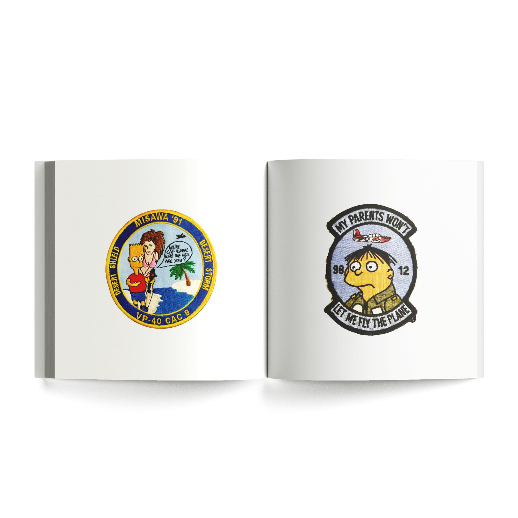 Bootleg Simpsons Patches from The Military & Scouting