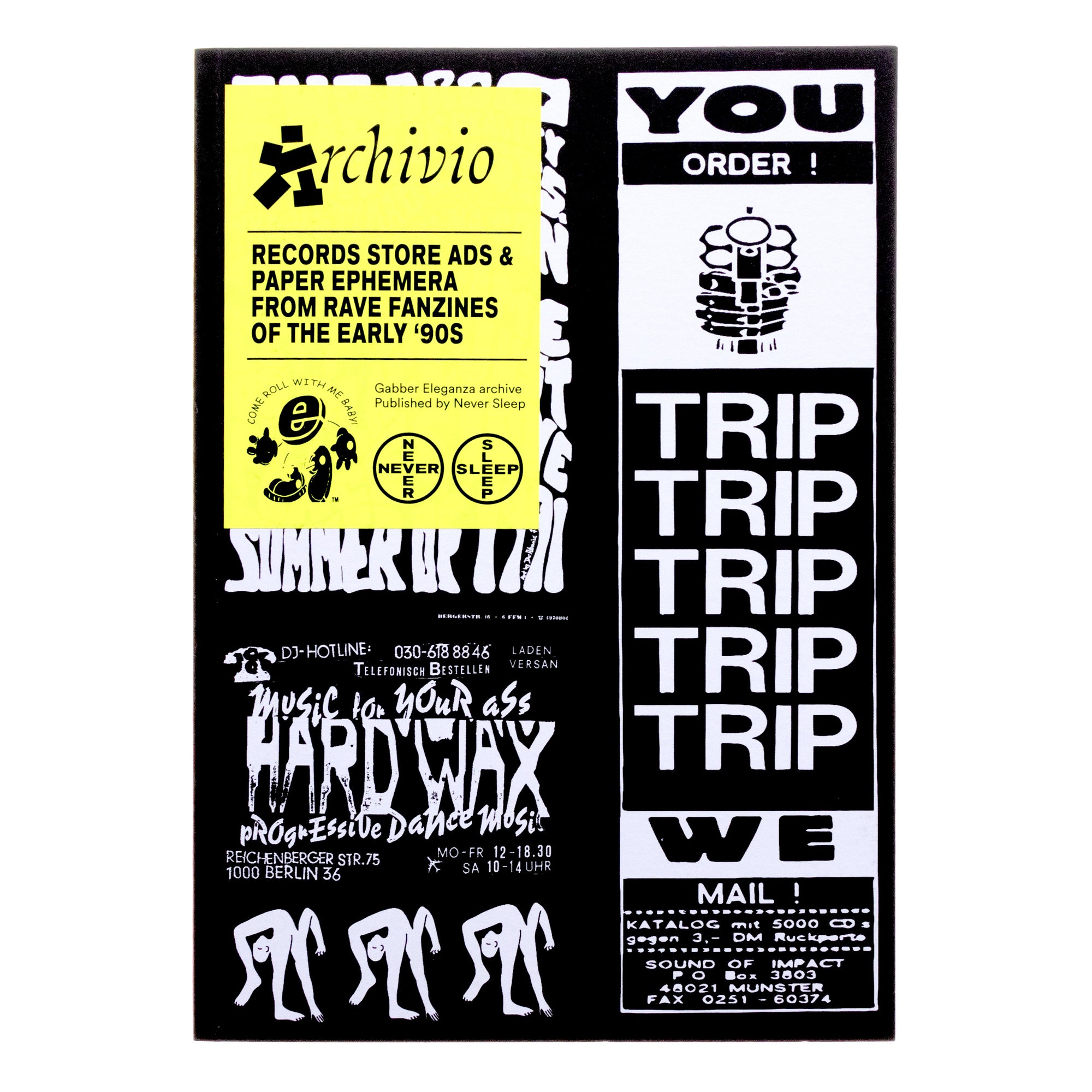 Archivio #1: Records Store Ads & Paper Ephemera from Rave Fanzines of the Early 90s