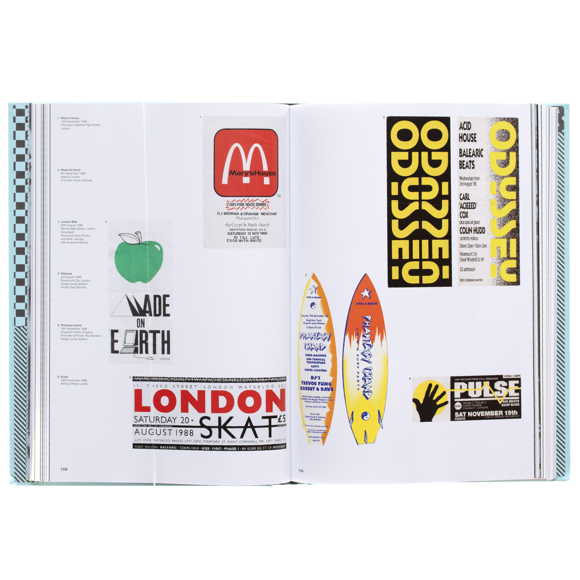 UK Rave Flyers 1988 – 1989
