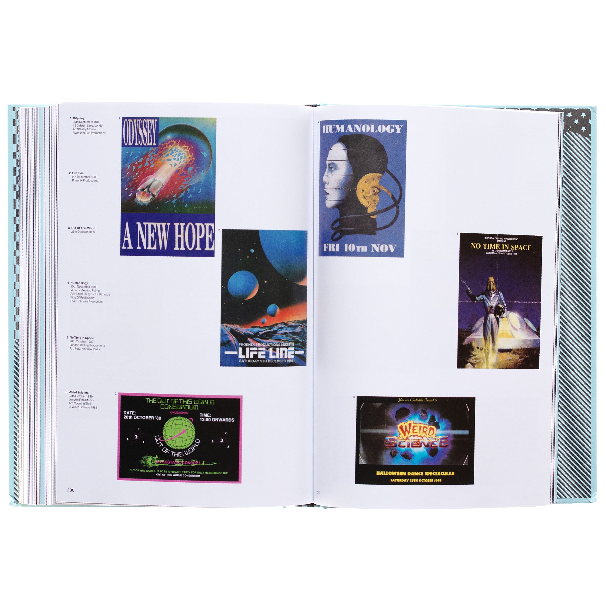 UK Rave Flyers 1988 – 1989