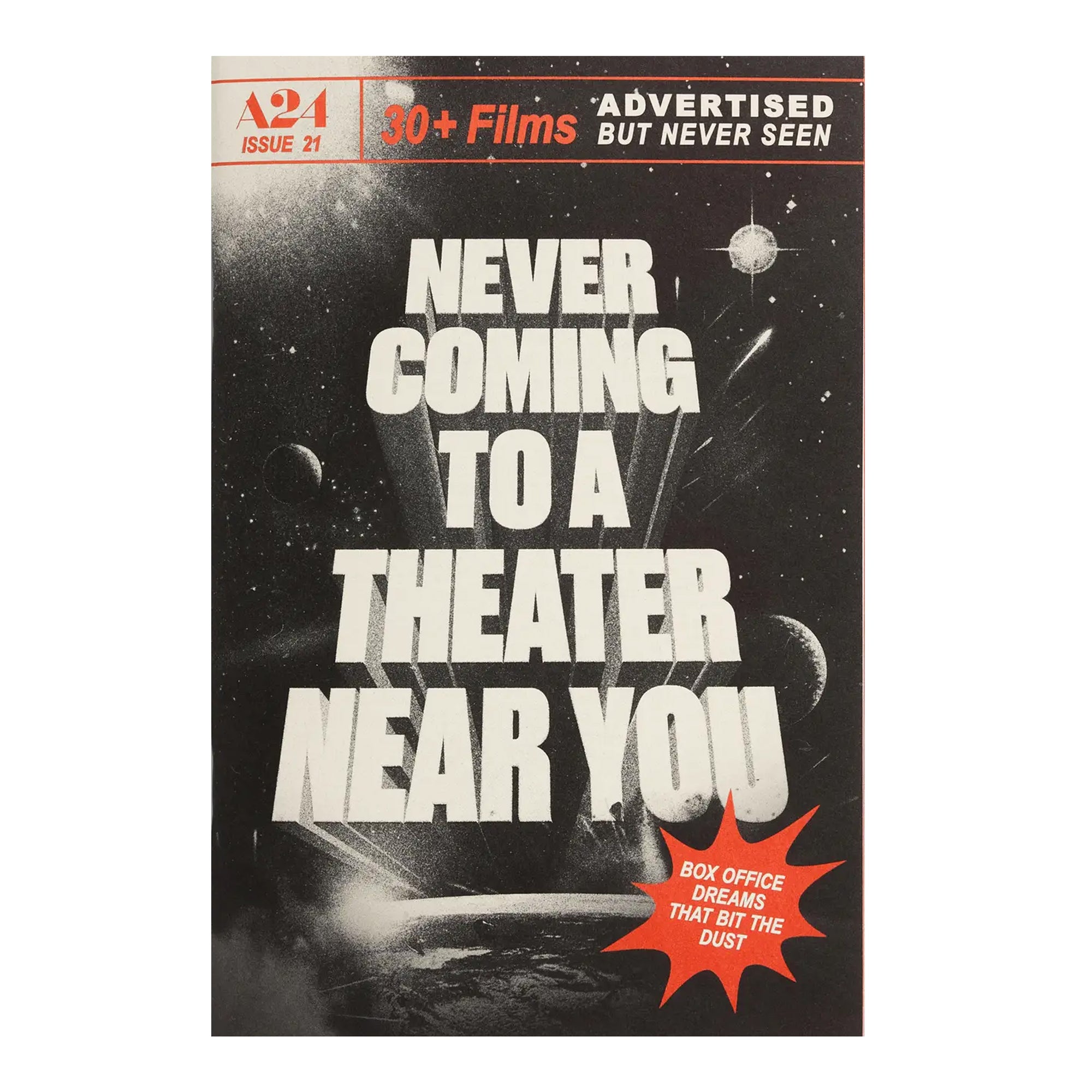 A24 Issue 21: Never Coming To A Theater Near Your Zine