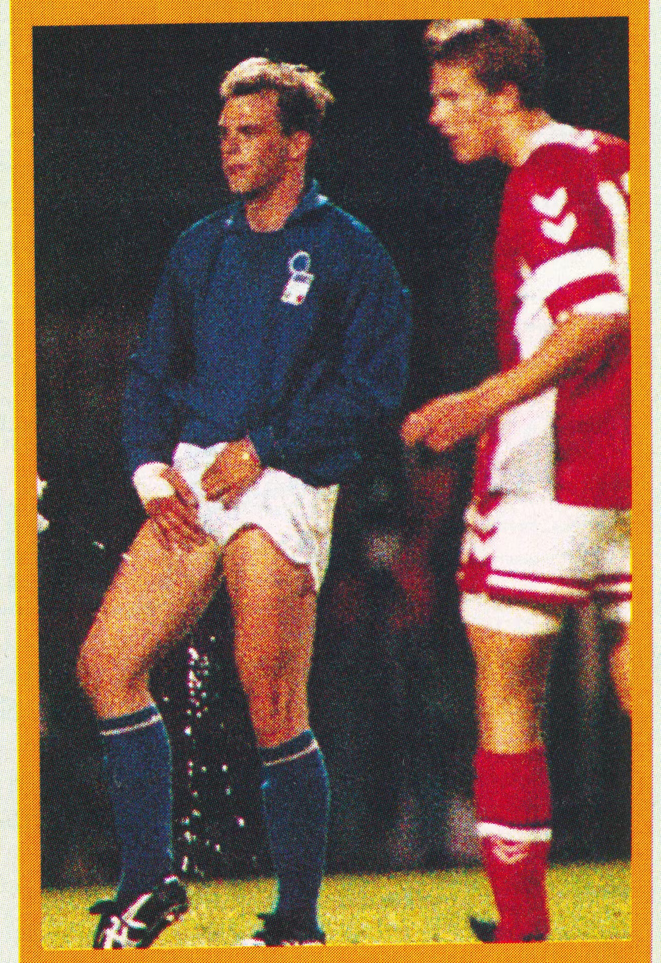 Scanned Football Photos: Sporty Intimacy