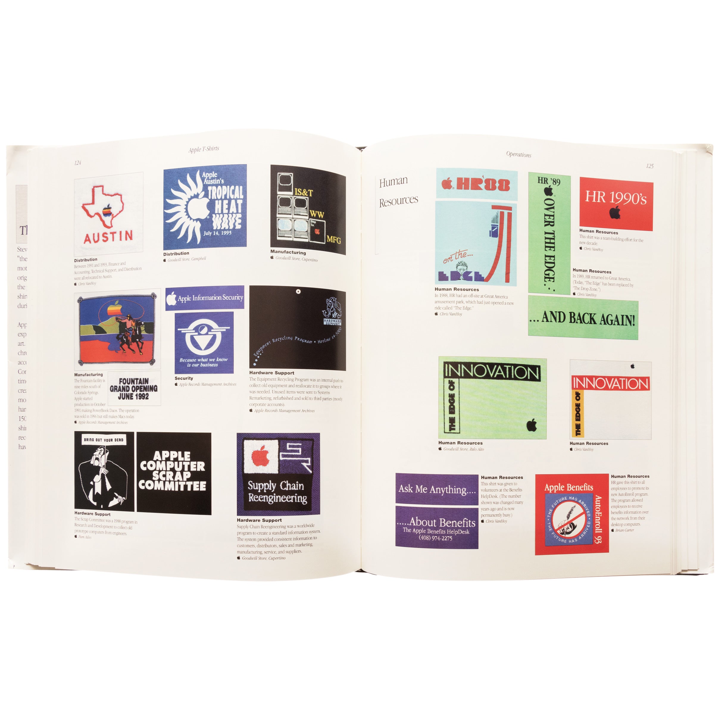 Apple T-Shirts: A Yearbook of History at Apple Computer – LOCK BOOKS