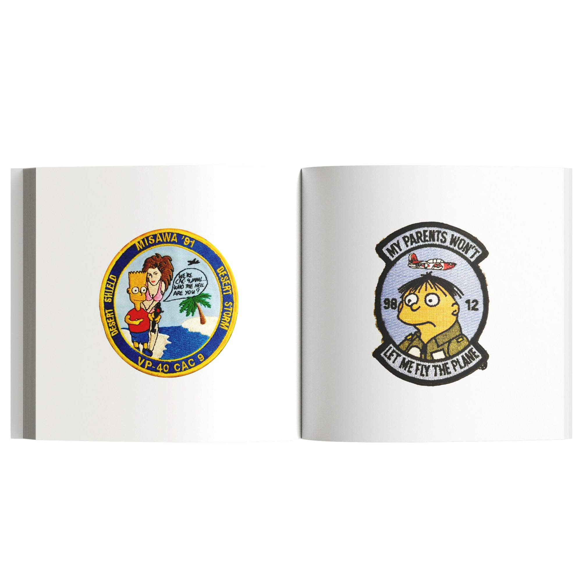 Bootleg Simpsons Patches from The Military & Scouting
