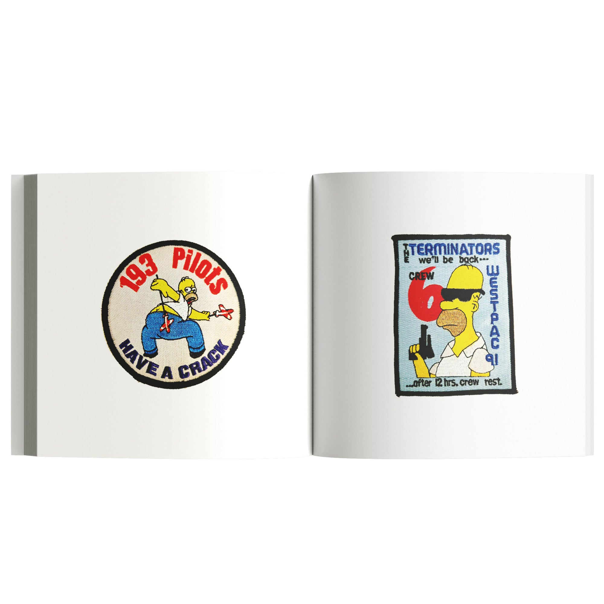 Bootleg Simpsons Patches from The Military & Scouting