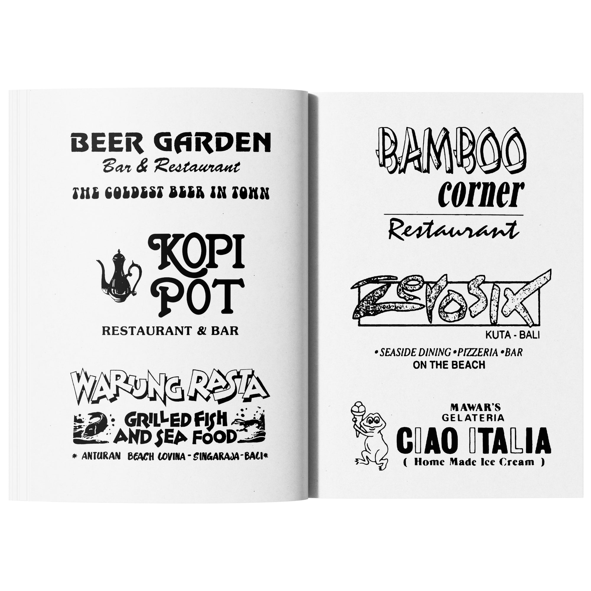 Logos & Artifacts of Early Bali Tourism [PRE-ORDER]