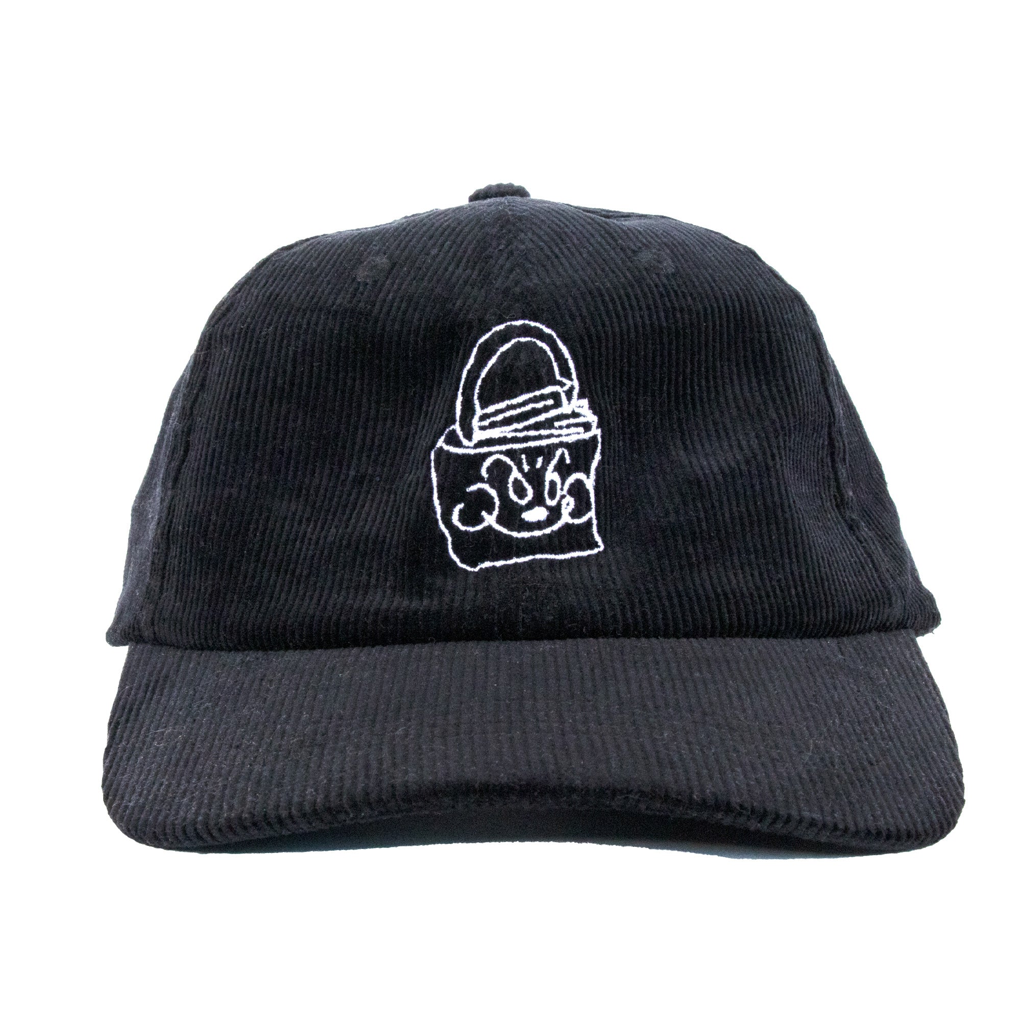 Corduroy Logo Cap (Black v1)