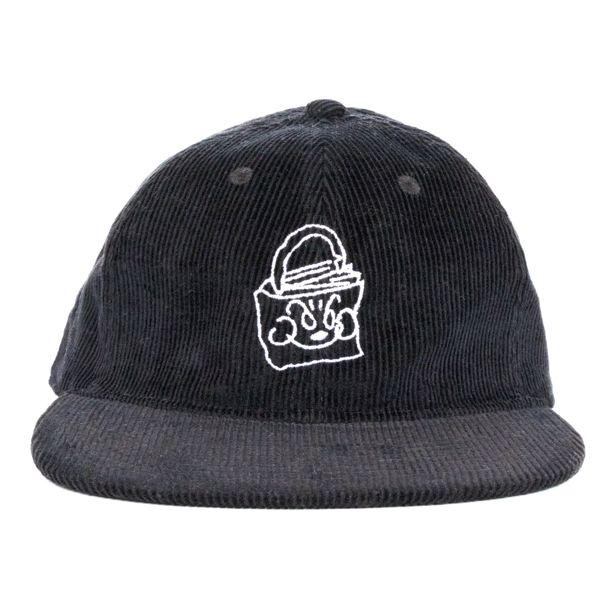 Corduroy Logo Cap (Black v2)