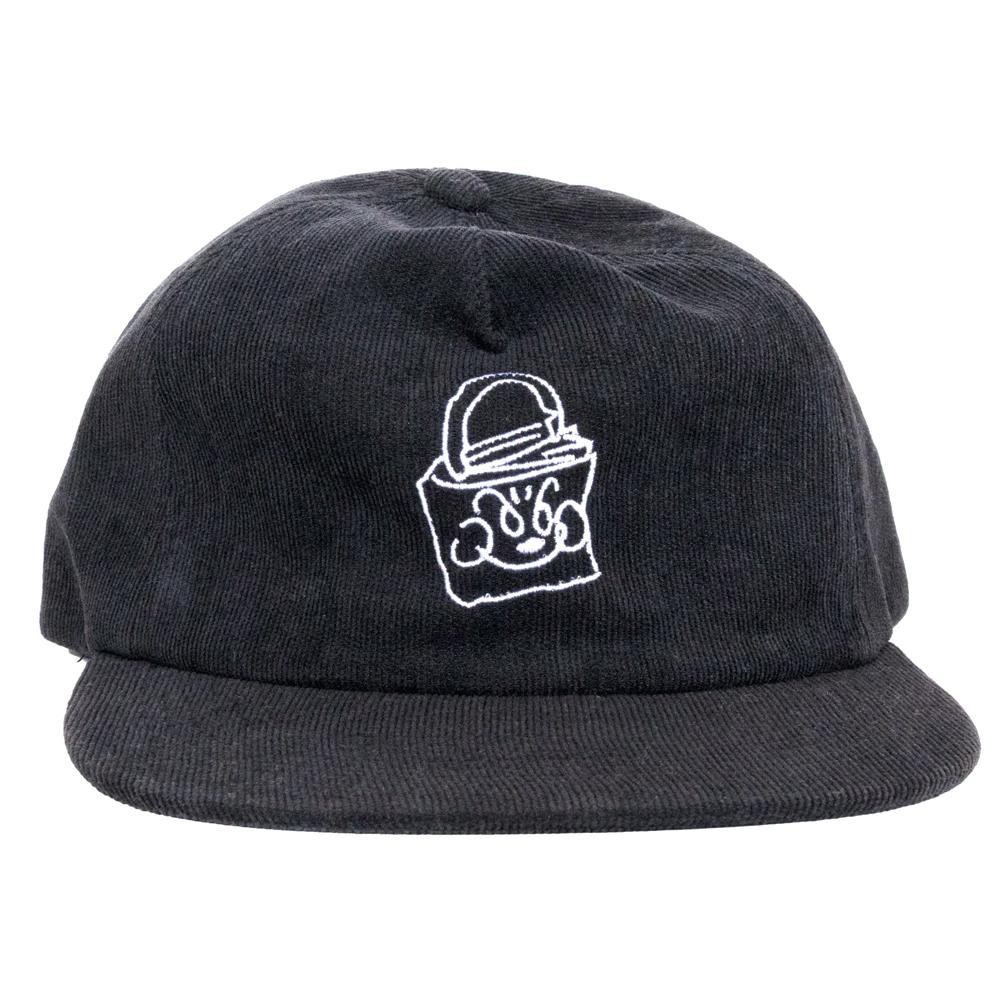 Corduroy Logo Cap (Black v3)
