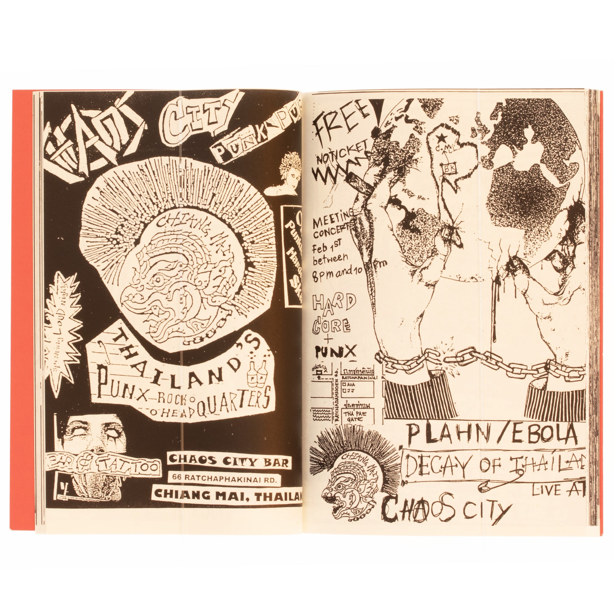 Chaos City: Chiang Mai Punk Flyers
