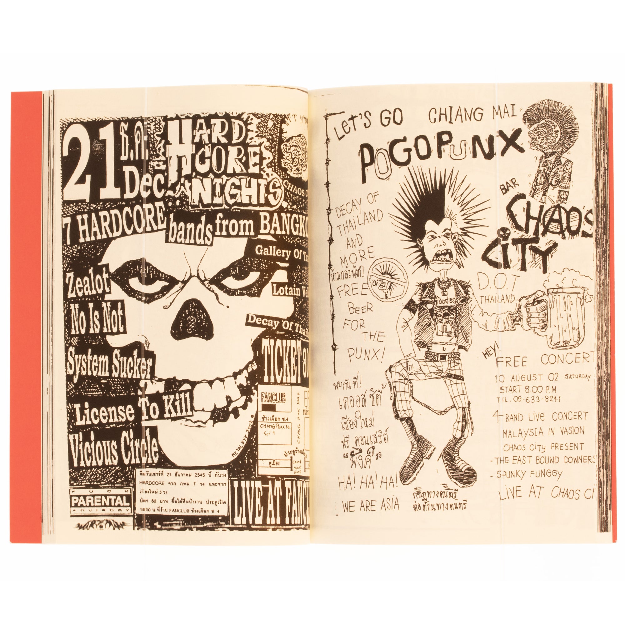 Chaos City: Chiang Mai Punk Flyers