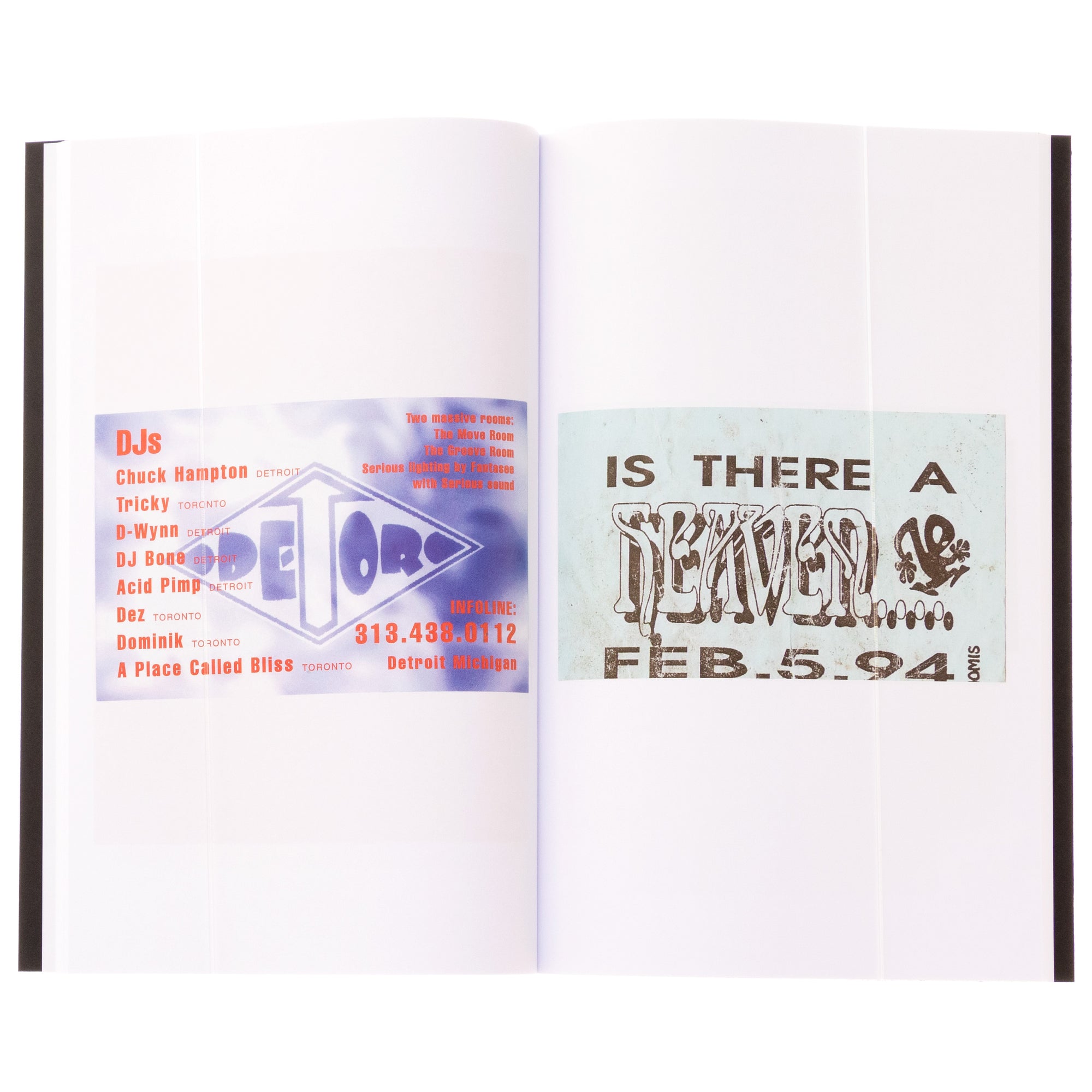 Detroit Rave Flyers 1993-1999