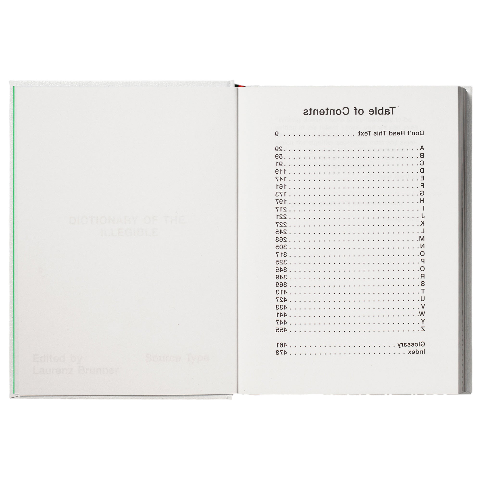 Dictionary of the Illegible