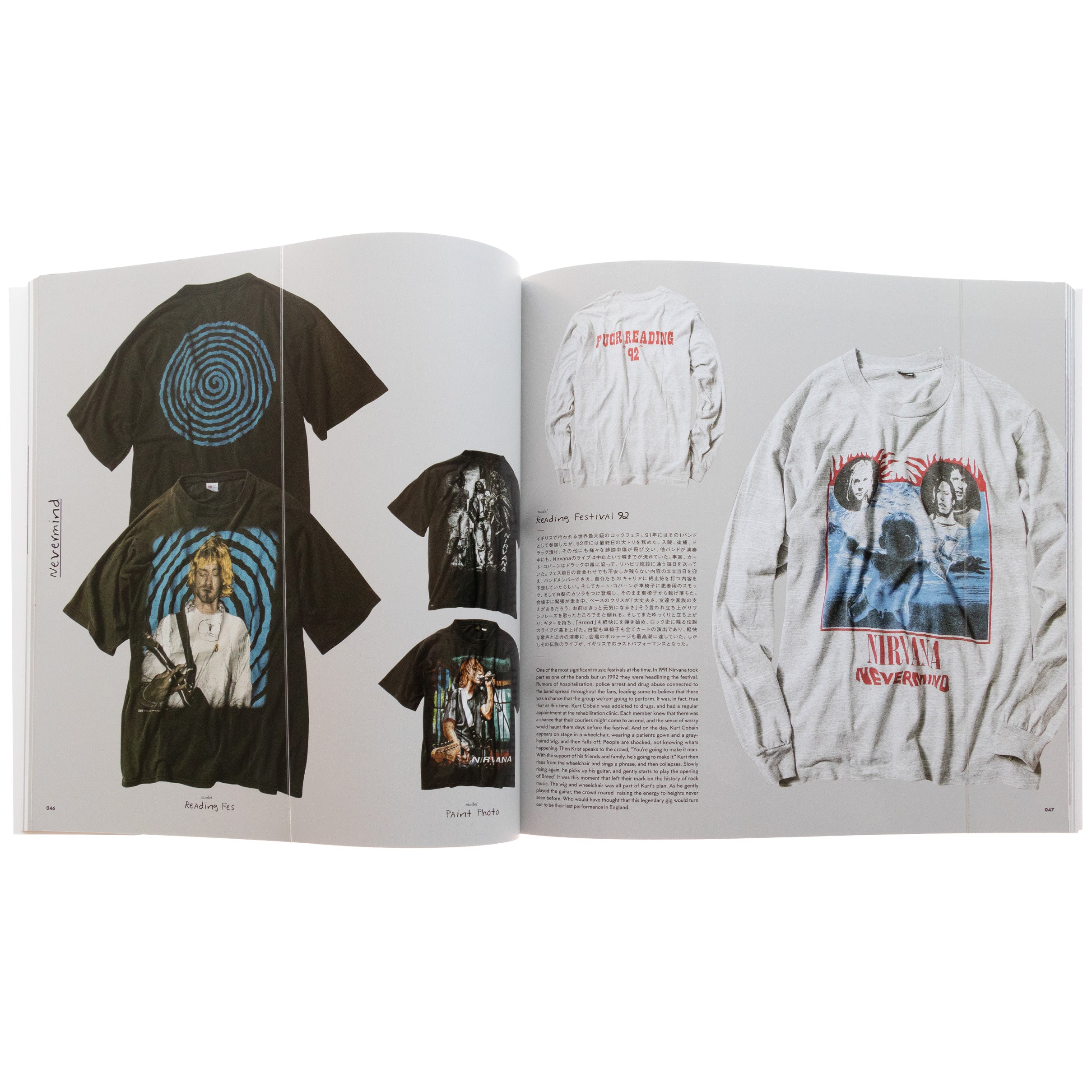 Nirvana t-shirt book best sale