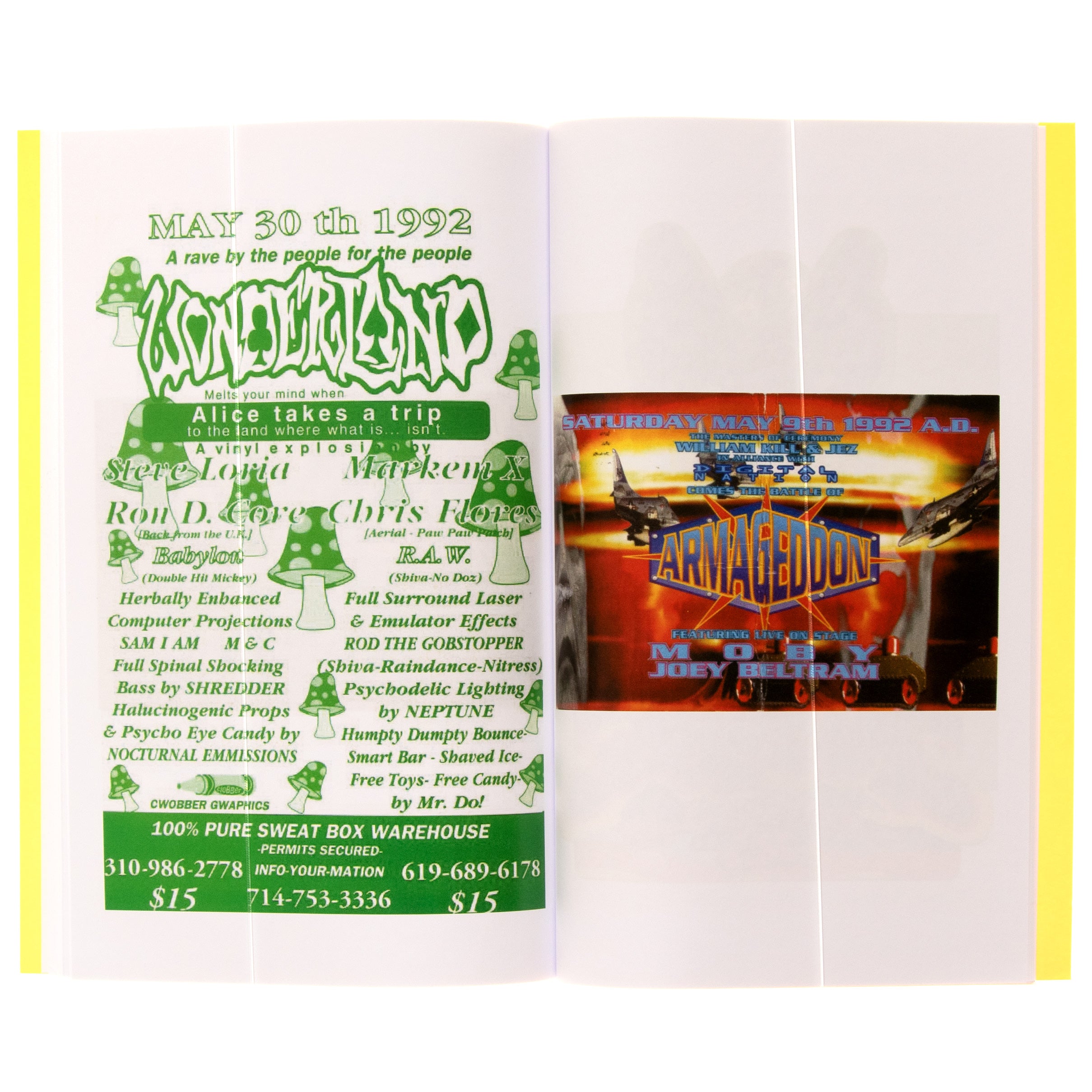 LA Rave Flyers 1991-1994 – LOCK BOOKS