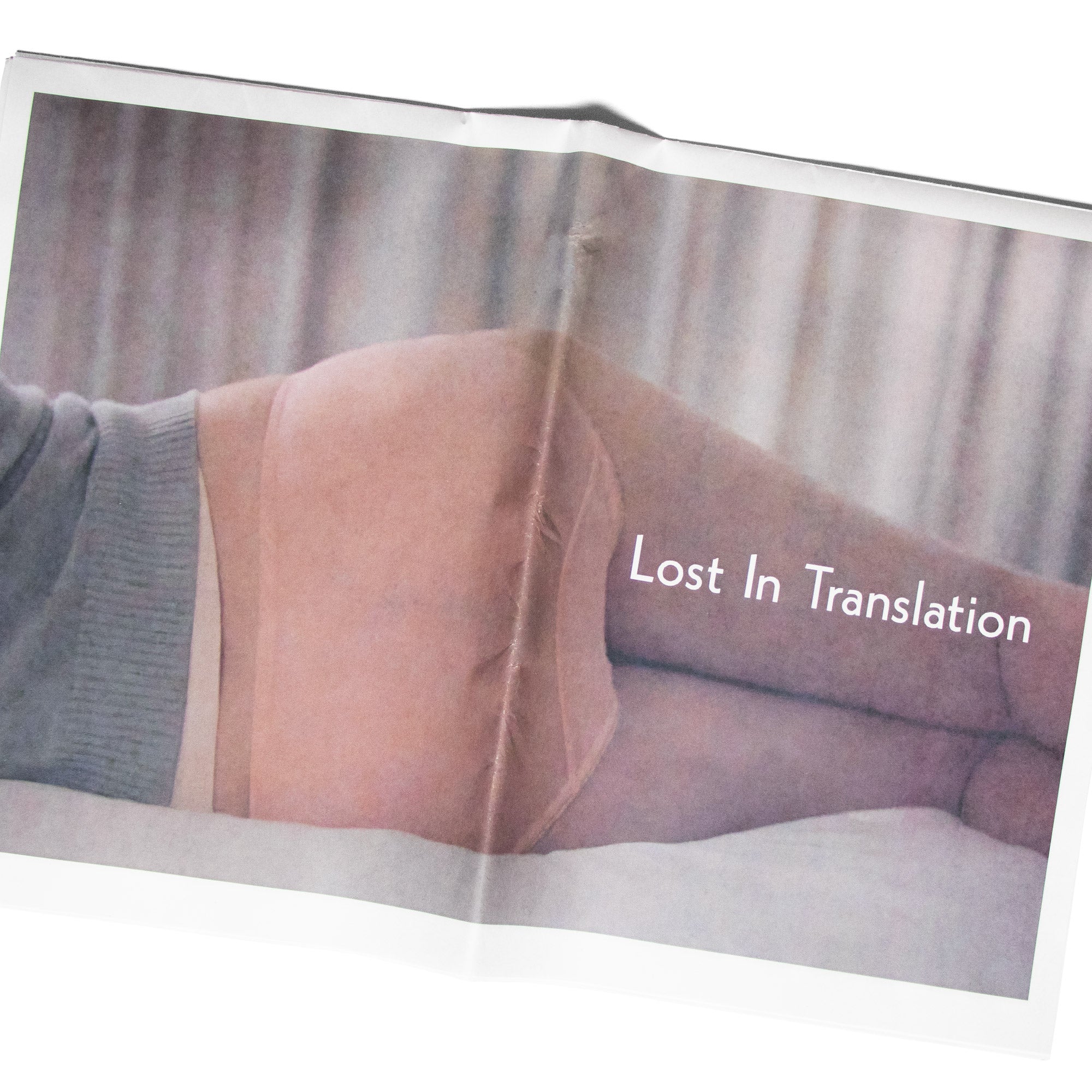 Lost in Translation Photo Newspaper