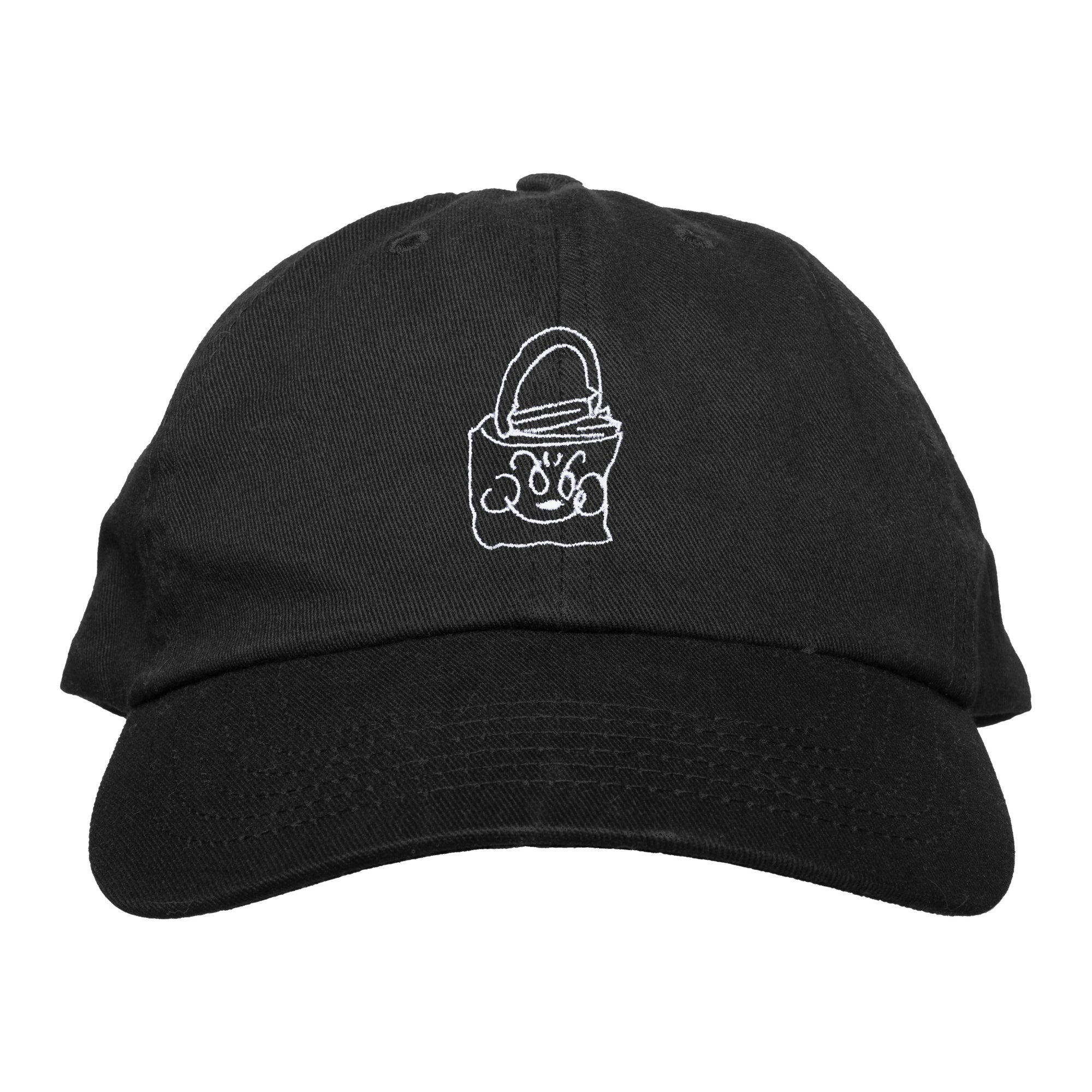 Cotton Twill Logo Dad Cap (Black)