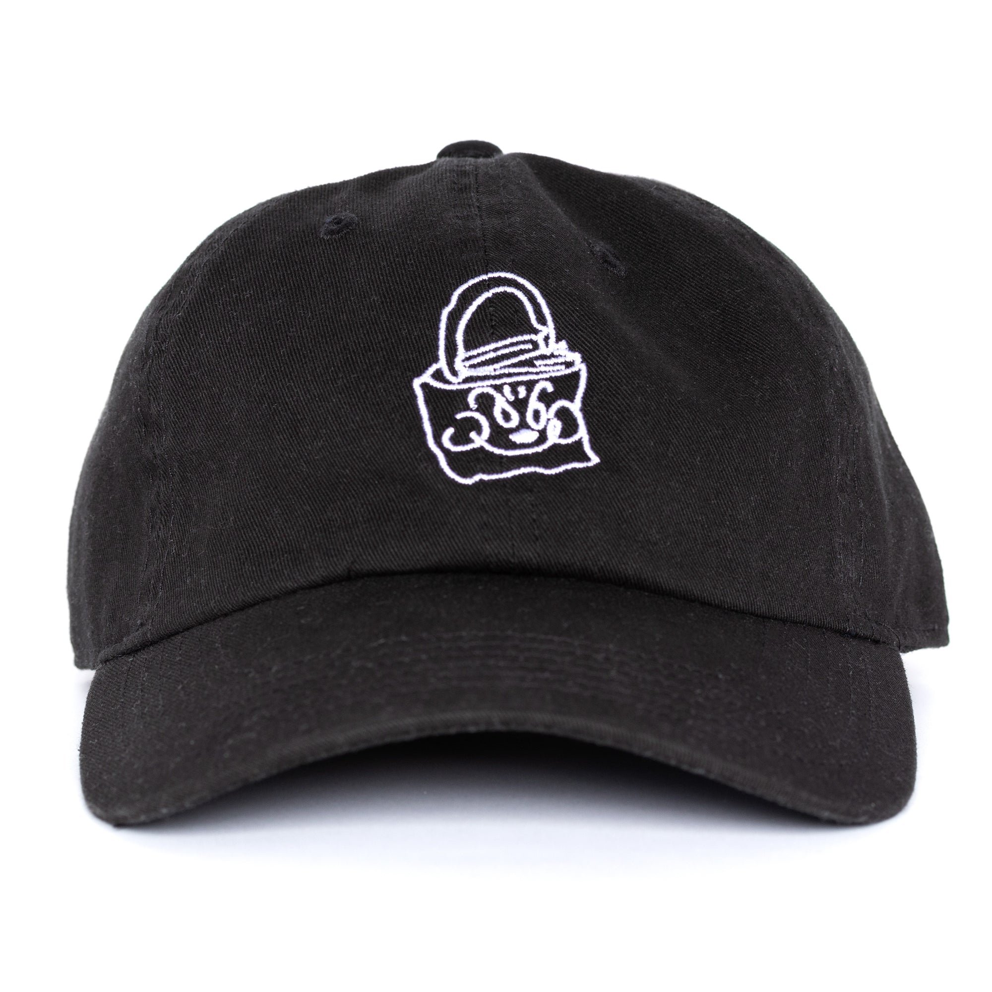 Cotton Twill Logo Dad Cap (Black)