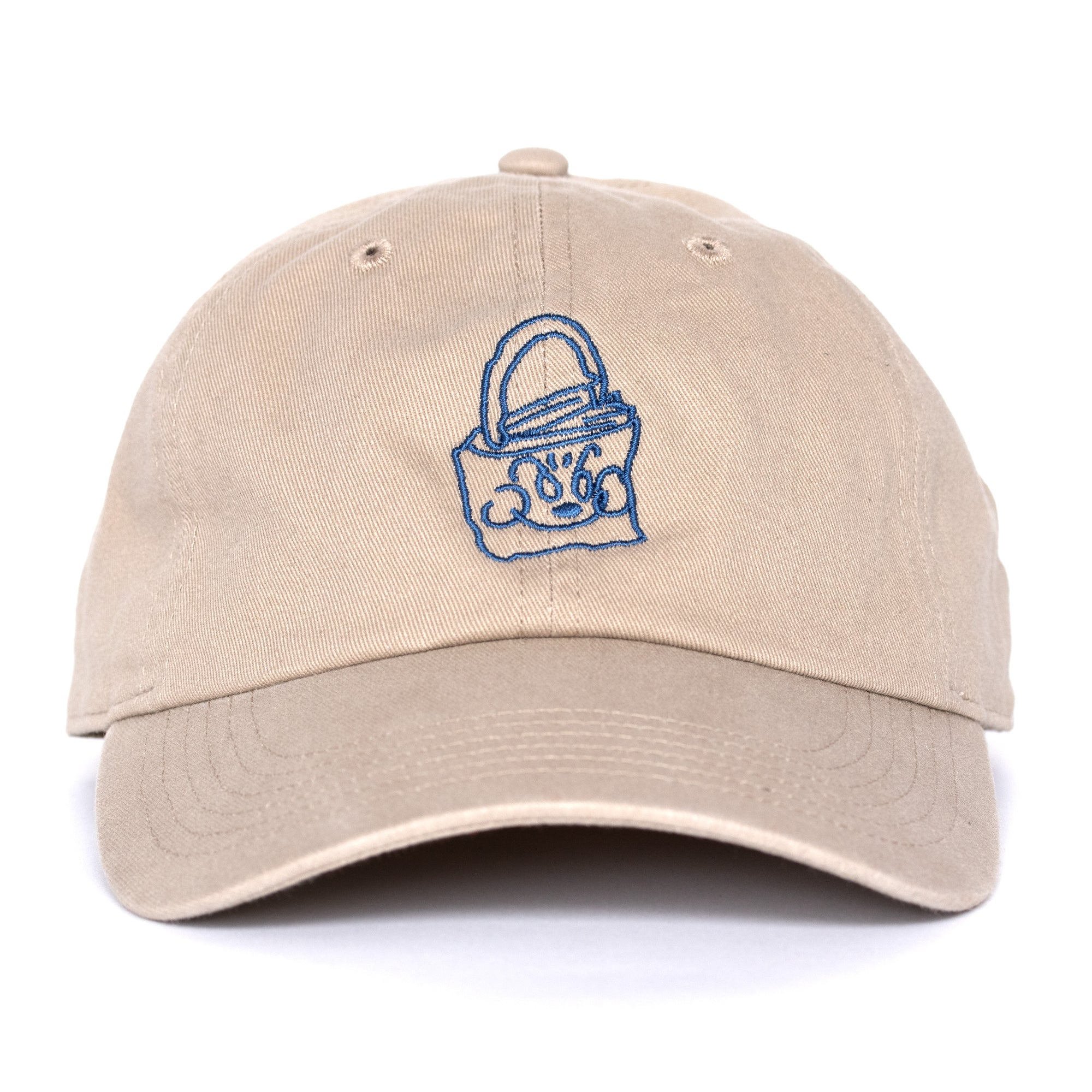 Cotton Twill Logo Dad Cap (Stone)