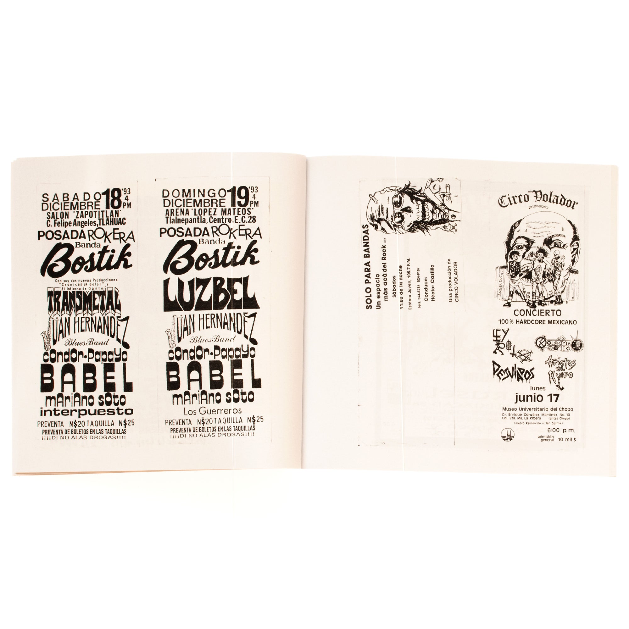 Punk Rock Mexican Flyers (1990-2000)