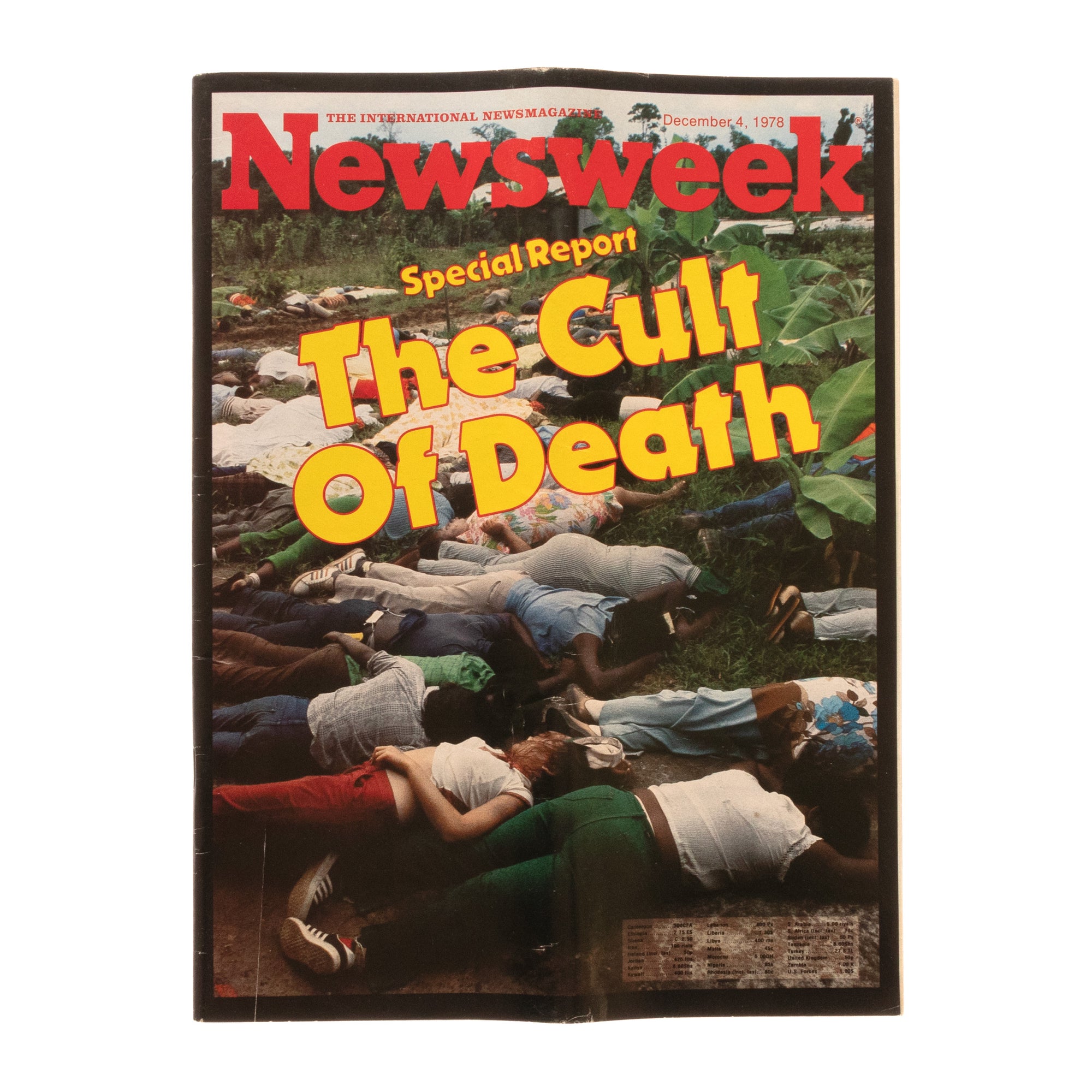 Newsweek: The Cult of Death (December 4, 1978)