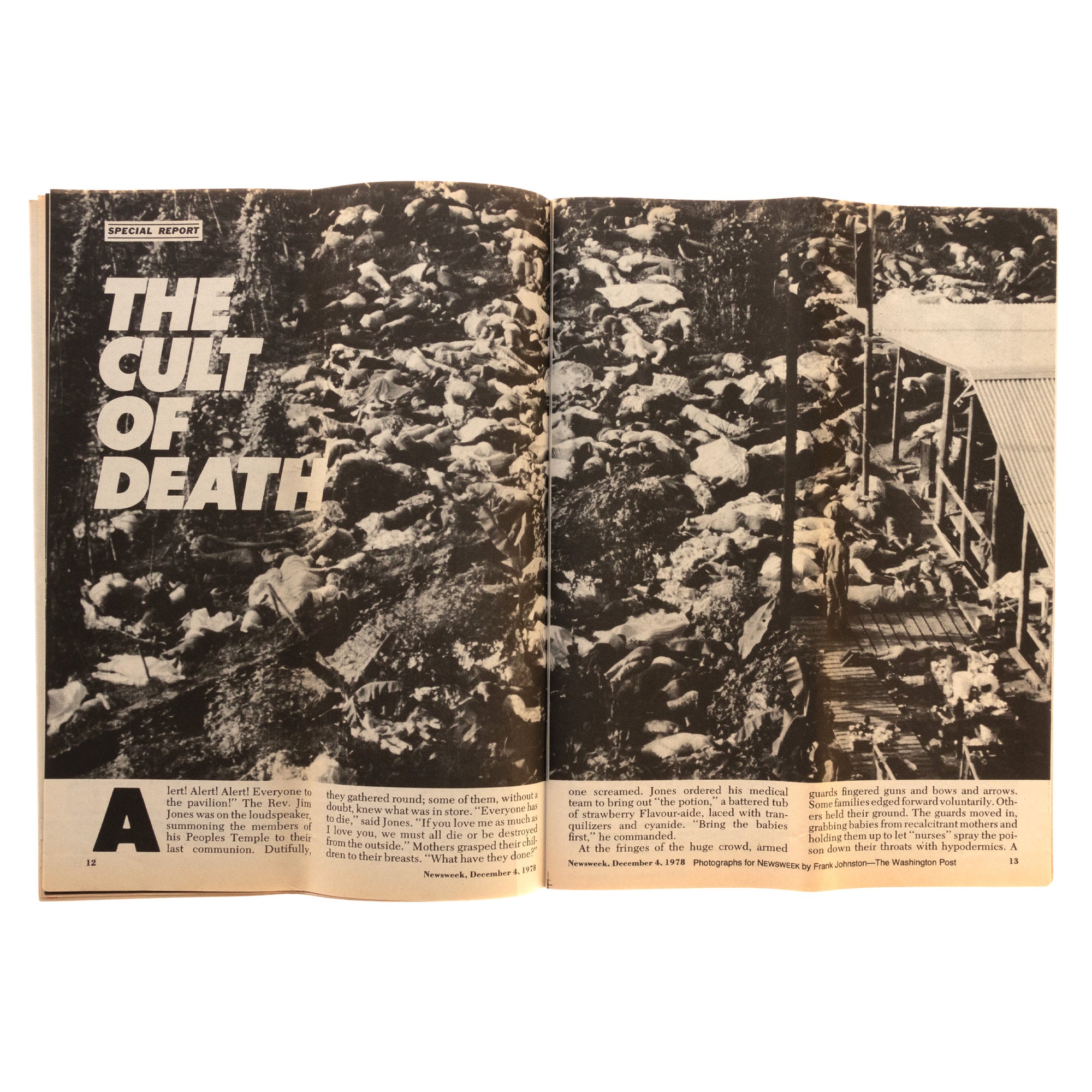 Newsweek: The Cult of Death (December 4, 1978)