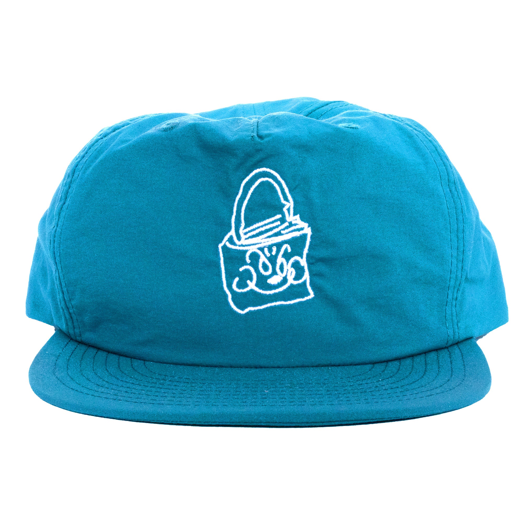 Nylon Logo Cap (Turquoise)