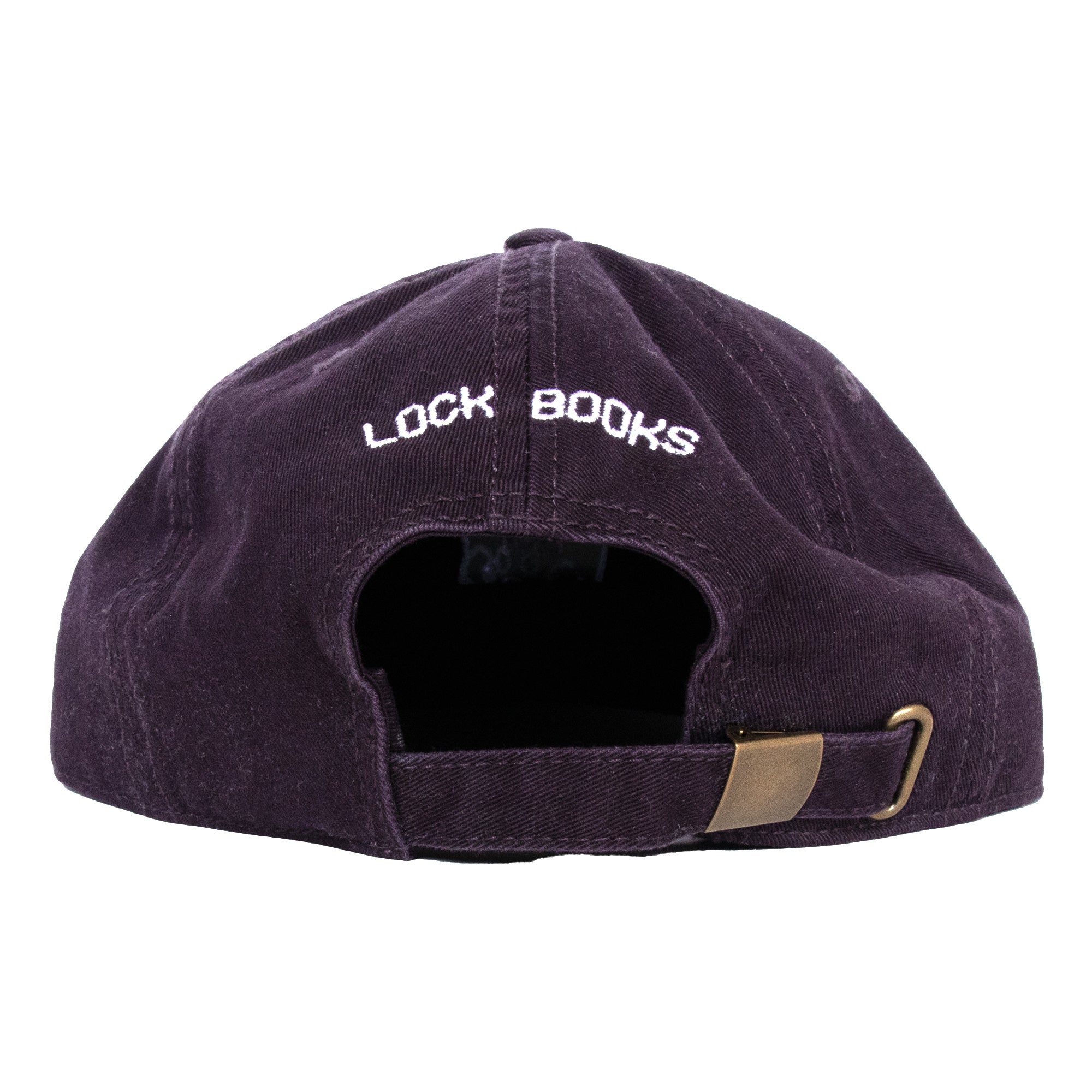 Cotton Twill Logo 6-Panel Cap (Plum)