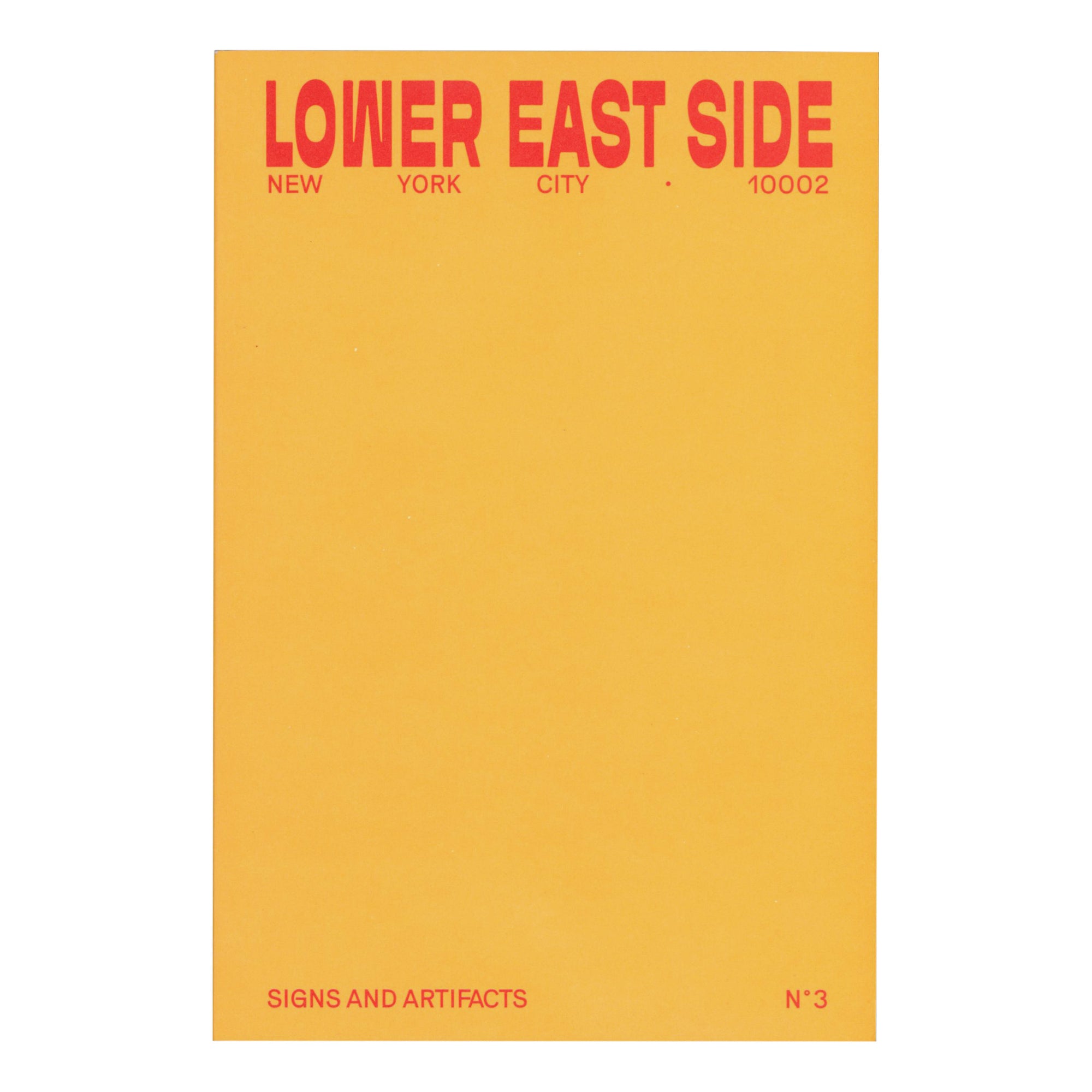 Signs & Artifacts No. 3 - Lower East Side