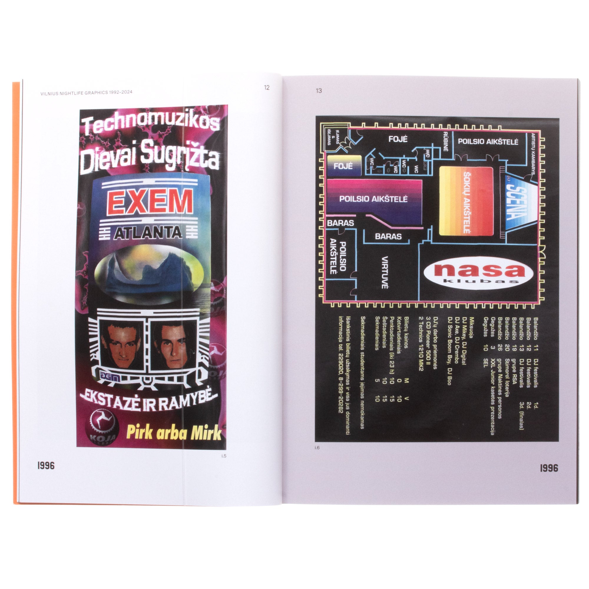 Vilnius Nightlife Graphics 1992-2024